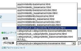 エントリー出力方法